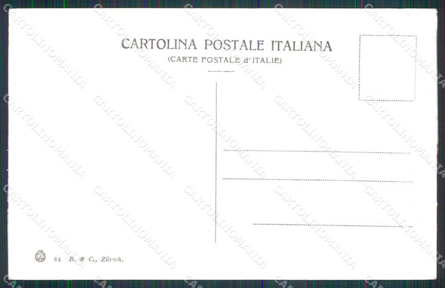 Genova Città Piazza Caricamento Brunner 64 cartolina RB8056 – retro