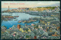 Genova Città Panorama da Castelletto Barche cartolina RB8063 – fronte