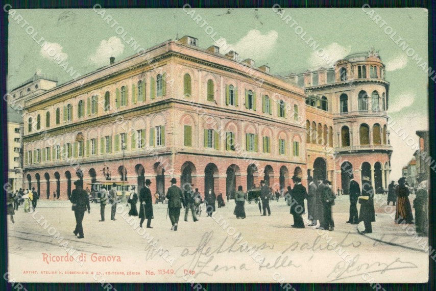 Genova Città Ricordo di cartolina RB8064 – fronte