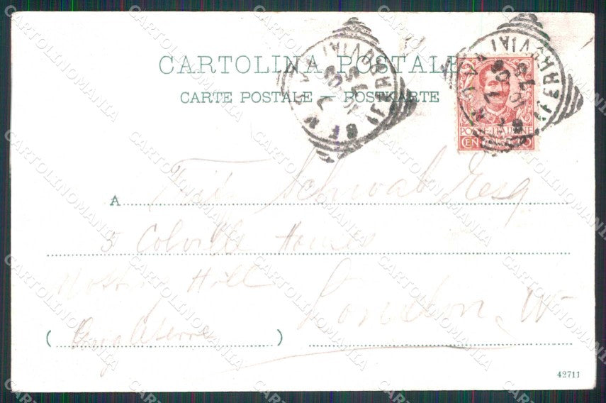 Genova Città Ricordo di cartolina RB8064 – retro