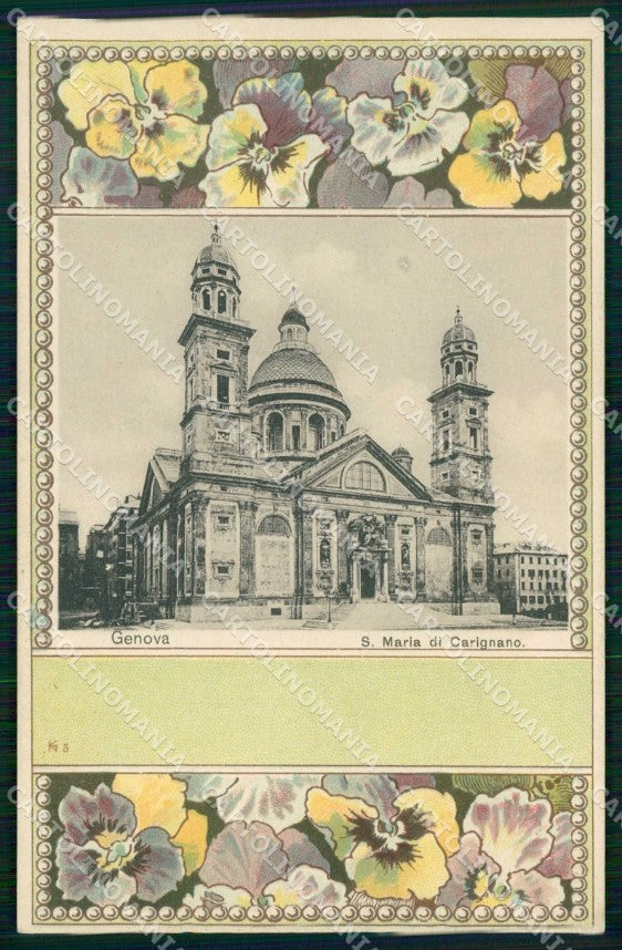 Genova Città S. Maria di Carignano cartolina RB8066 – fronte