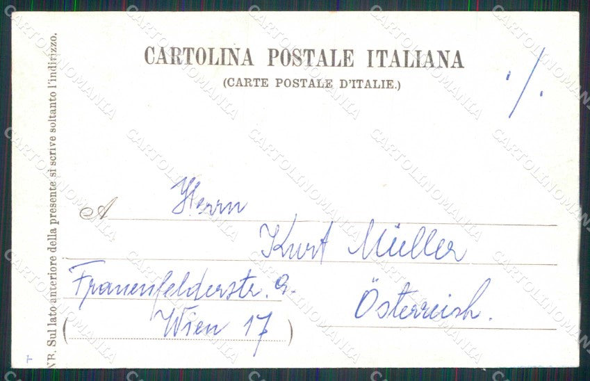 Genova Città Piazza Nuova colla Chiesa di Sant'Ambrogio cartolina RB8069 – retro