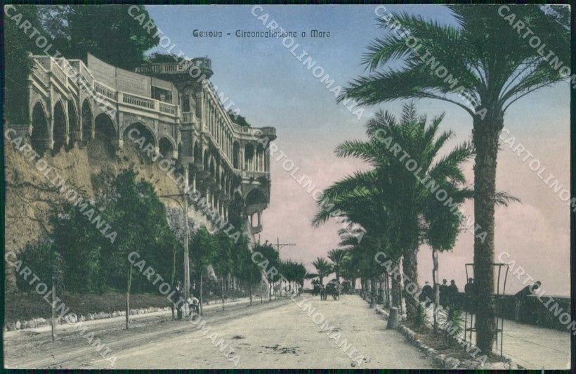 Genova Città Circonvallazione a Mare Alterocca 43028 cartolina RB8074 – fronte