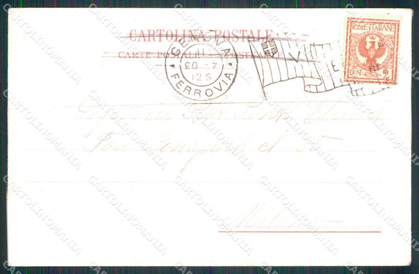Genova Città Piazza Caricamento cartolina RB8079 – retro