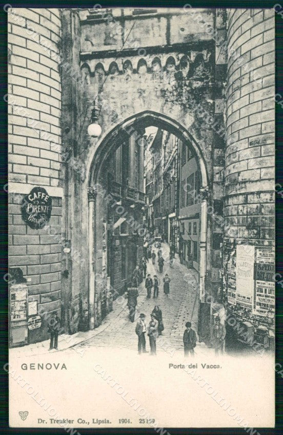 Genova Città Porta dei Vacca Trenkler 25159 cartolina RB8080 – fronte