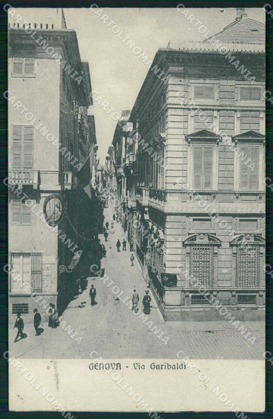 Genova Città Via Garibaldi cartolina RB8086 – fronte