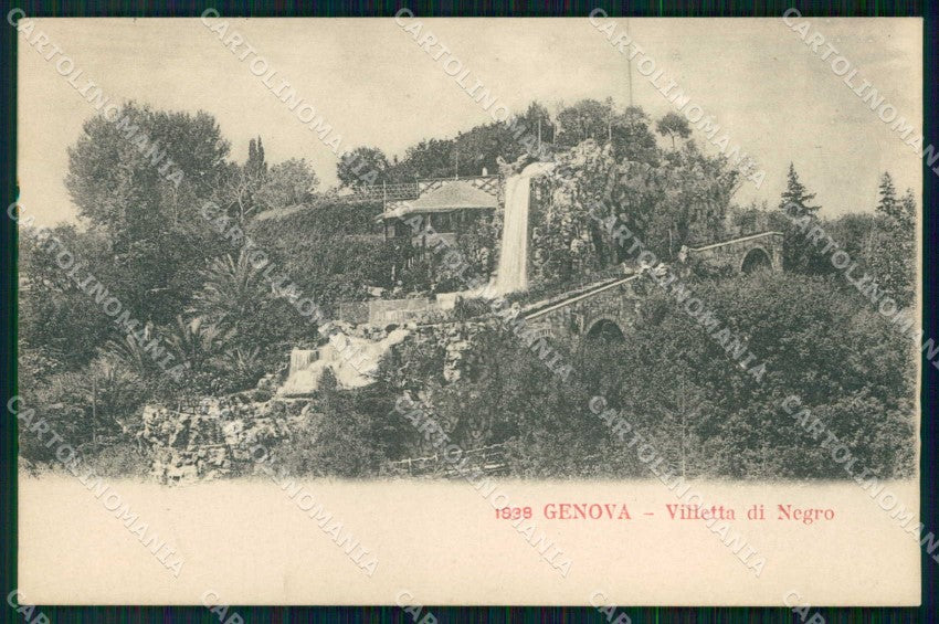 Genova Città Villetta di Negro cartolina RB8088 – fronte