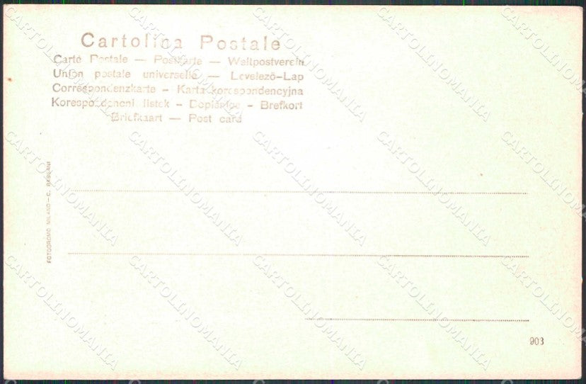 Genova Città Villetta di Negro cartolina RB8088 – retro