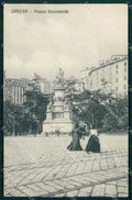 Genova Città Piazza Acquaverde Monumento Cristoforo Colombo cartolina RB8090 – fronte