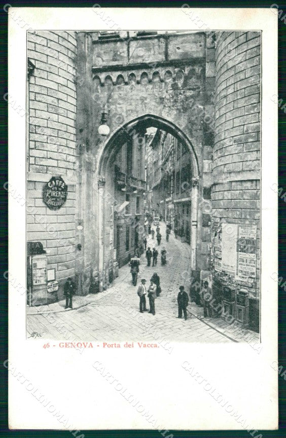 Genova Città Porta dei Vacca cartolina RB8094 – fronte