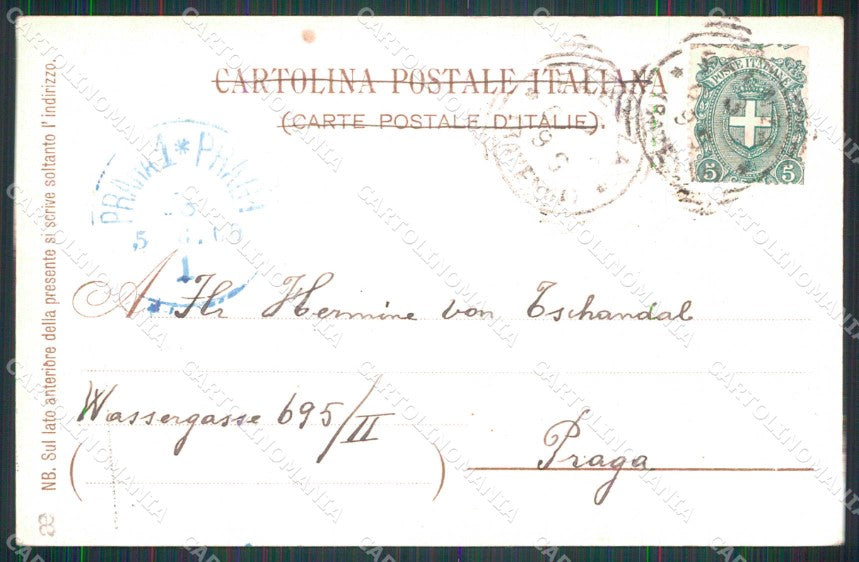Genova Città Ricordo Pescatore Ligure cartolina RB8095 – retro