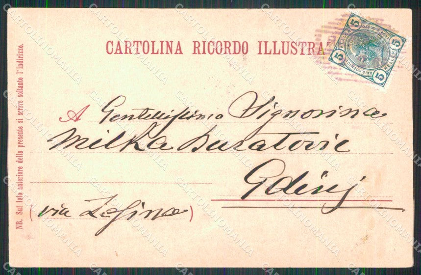Genova Città Festa Centenario di S. Giovanni Battista cartolina RB8096 – retro