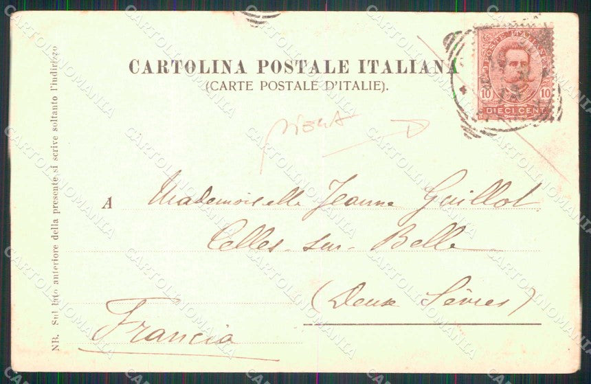 Genova Città Porta S. Andrea PIEGA cartolina RB8097 – retro