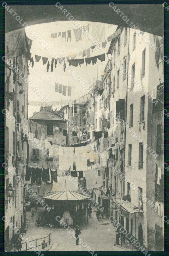 Genova Città Truogoli di S. Brigida cartolina RB8100 – fronte