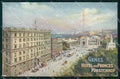 Genova Città Hotel dei Principi Furstenhof Stazione Tram cartolina RB8107 – fronte