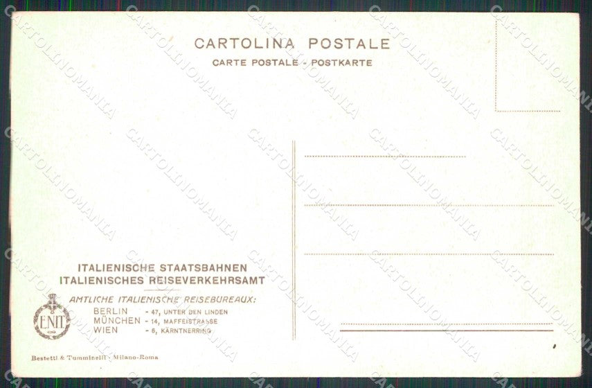 Brescia Gargnano Lago di Garda ENIT cartolina RB8128 – retro