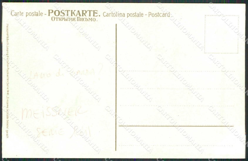 Brescia Gargnano Lago di Garda Meissner Serie 1441 cartolina RB8131 – retro