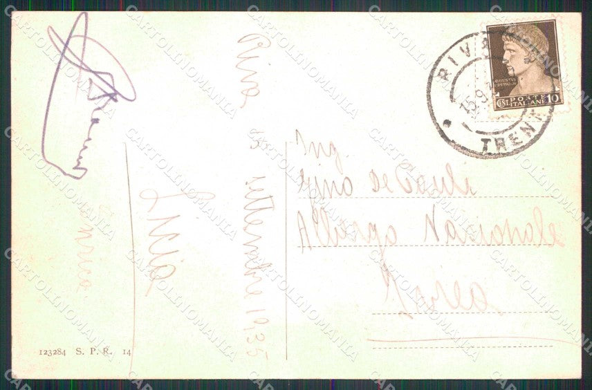 Brescia Tignale Gardesana Occidentale Porto cartolina RB8150 – retro