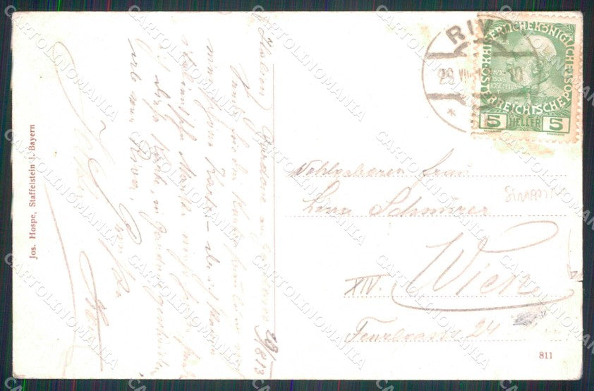 Brescia Gardone Riviera Grand Hotel Piroscafo STRAPPINO cartolina RB8181 – retro