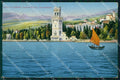 Brescia Gardone Riviera Torre Ruhland Barca cartolina RB8184 – fronte