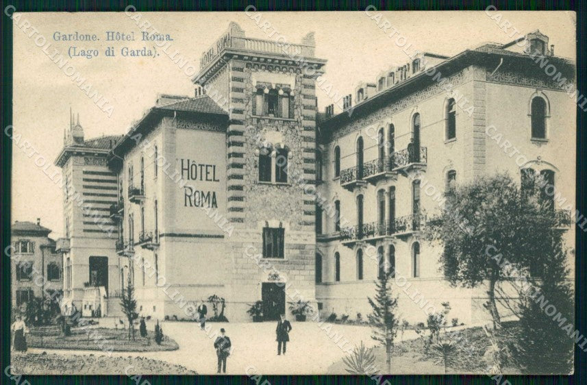 Brescia Gardone Riviera Hotel Roma cartolina RB8201 – fronte