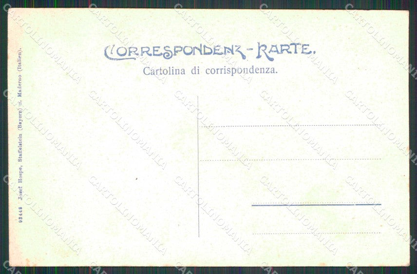 Brescia Gardone Riviera Hotel Roma cartolina RB8201 – retro