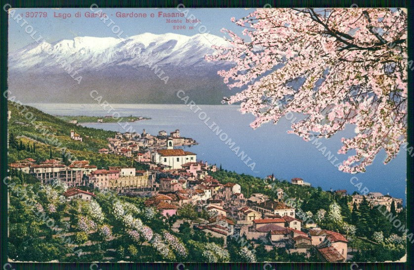 Brescia Gardone Riviera Lago Monte Baldo cartolina RB8205 – fronte