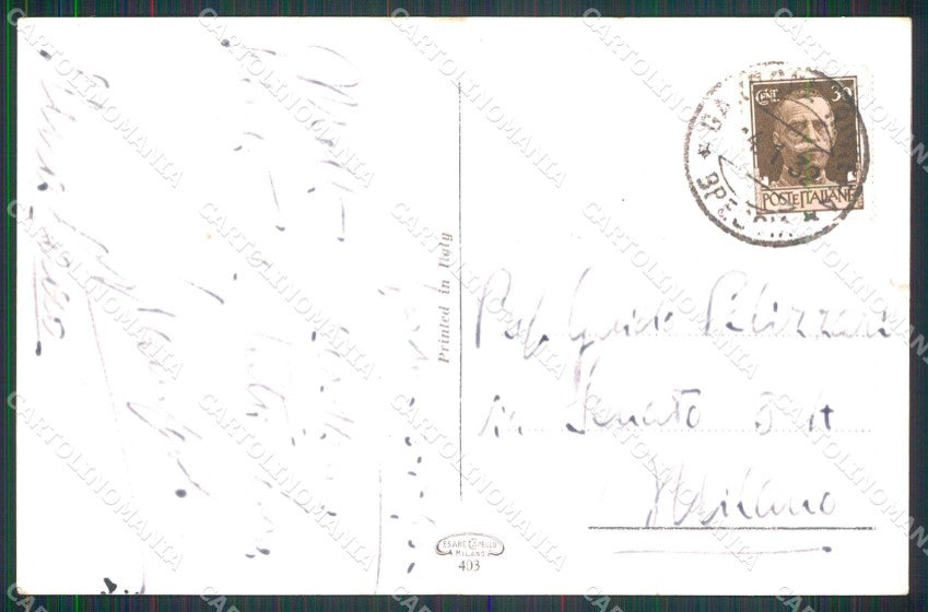 Brescia Gardone Riviera Lago Grand Hotel cartolina RB8210 – retro