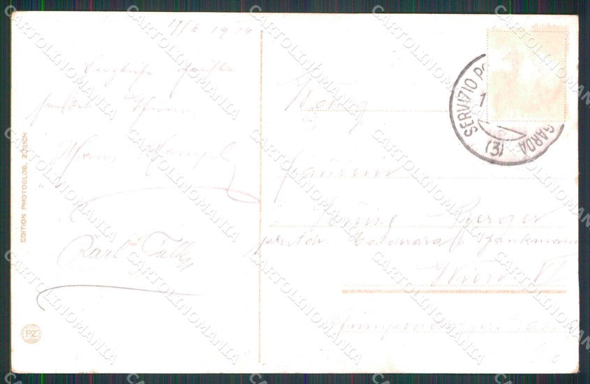 Brescia Gardone Riviera Monte Baldo Lago Barche cartolina RB8213 – retro