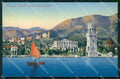Brescia Gardone Riviera Torre Ruhland Barca cartolina RB8214 – fronte