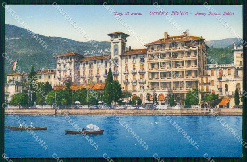 Brescia Gardone Riviera Savoy Palace Hotel Brunner 306-15 cartolina RB8219 – fronte