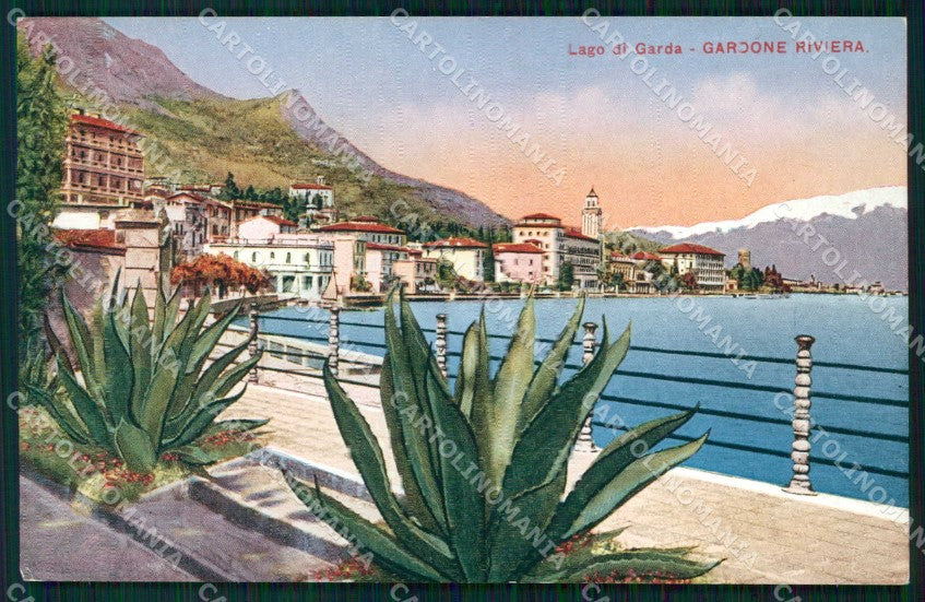 Brescia Gardone Riviera Lago cartolina RB8221 – fronte