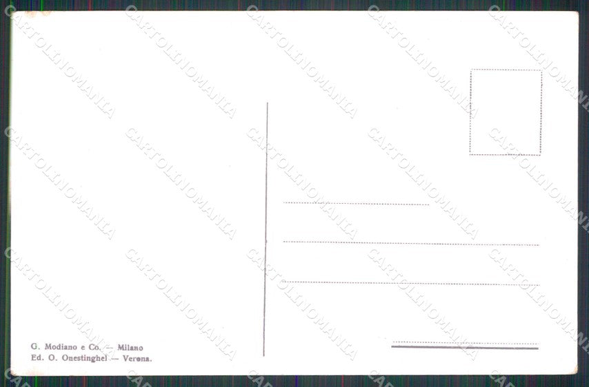 Brescia Gardone Riviera Panorama Modiano cartolina RB8227 – retro