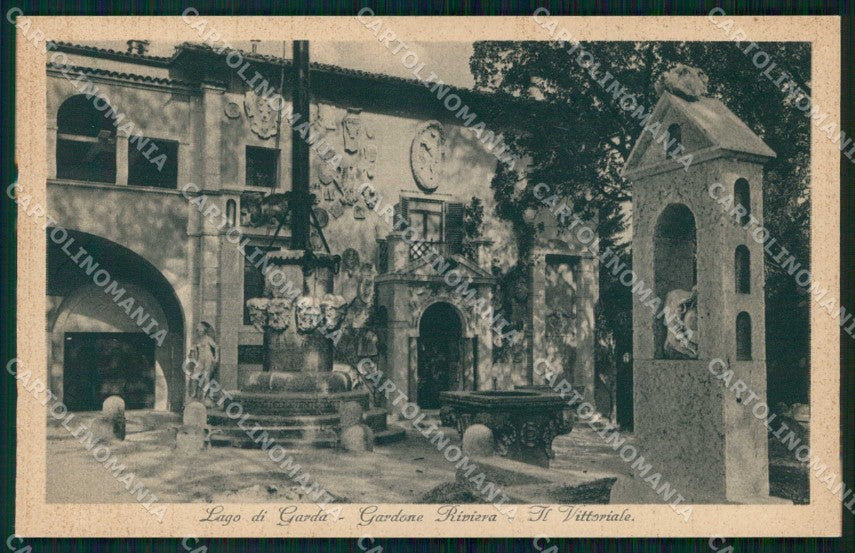 Brescia Gardone Riviera Vittoriale degli Italiani D'Annunzio cartolina RB8236 – fronte