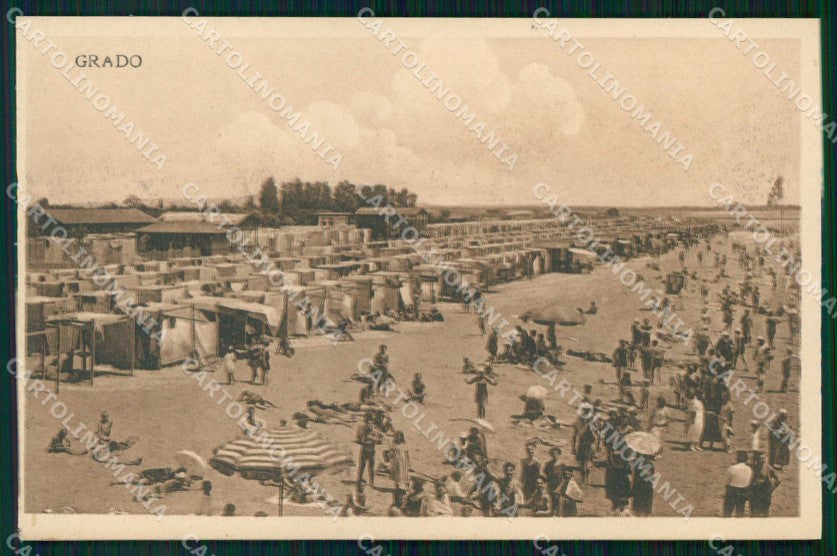 Gorizia Grado Spiaggia cartolina RB8243 – fronte