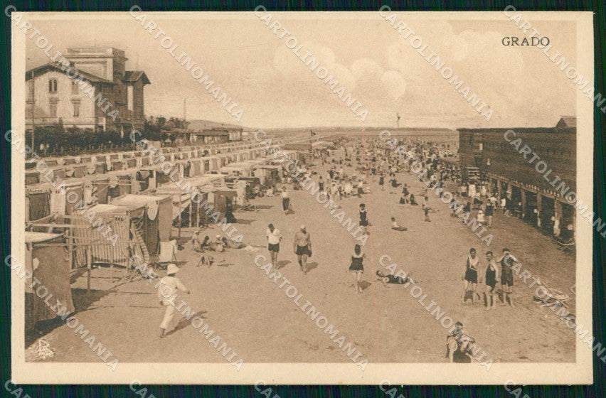 Gorizia Grado Spiaggia cartolina RB8245 – fronte