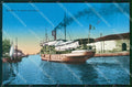 Gorizia Grado Vapore sul Canale cartolina RB8250 – fronte