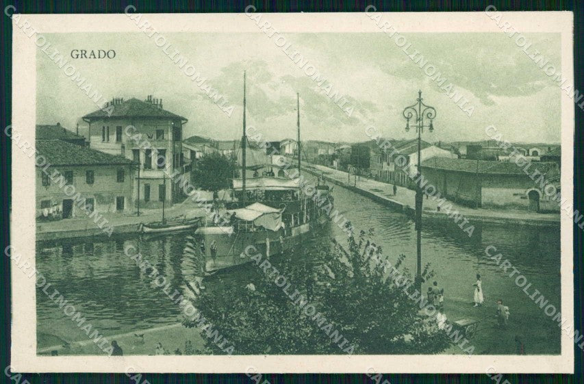 Gorizia Grado Vapore sul Canale cartolina RB8252 – fronte