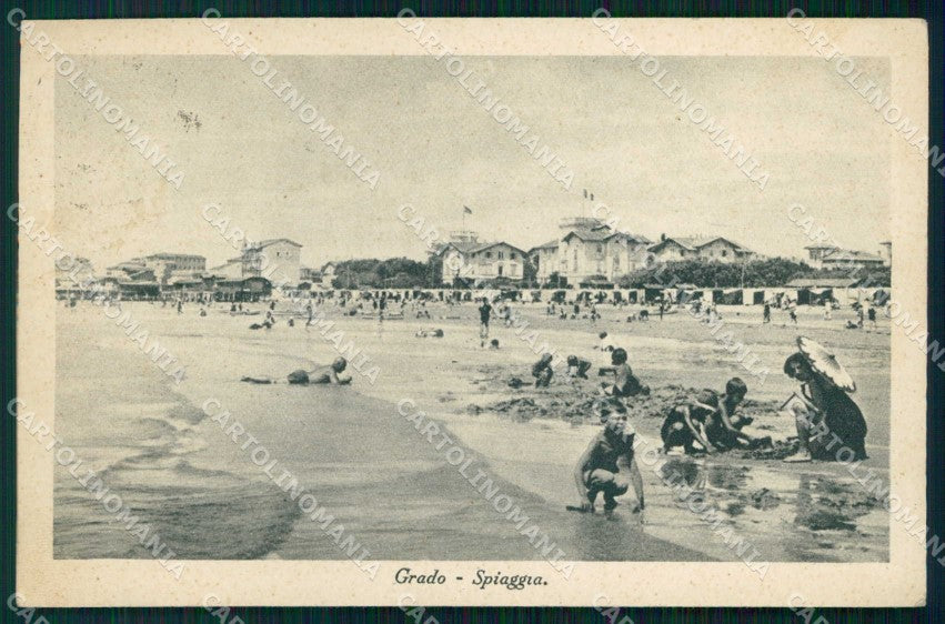 Gorizia Grado Spiaggia cartolina RB8265 – fronte