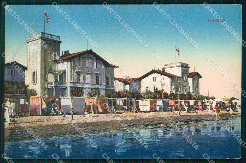 Gorizia Grado Spiaggia cartolina RB8266 – fronte