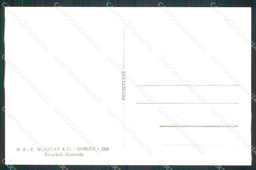 Gorizia Grado Vapore nel Porto Foto cartolina RB8292 – retro