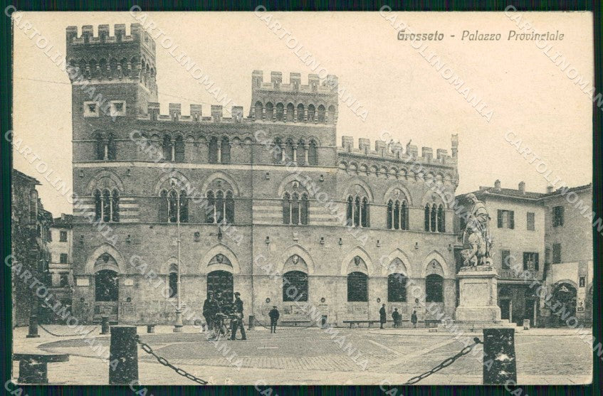 Grosseto Città Palazzo Provinciale cartolina RB8309 – fronte