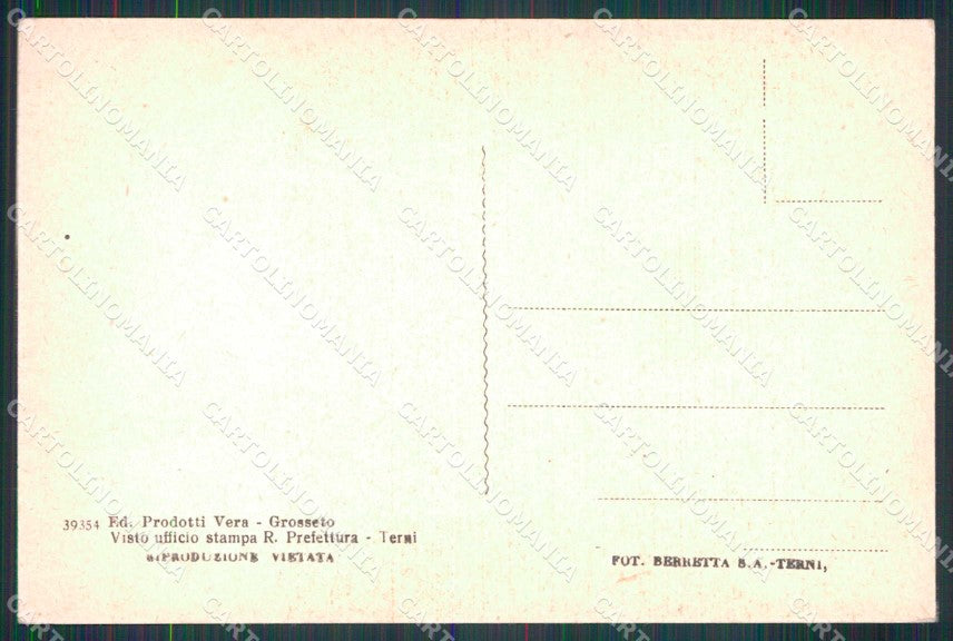 Grosseto Città Stazione Ferroviaria cartolina RB8312 – retro
