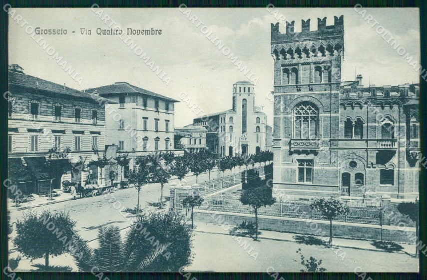 Grosseto Città Via Quattro Novembre Alterocca 128783 cartolina RB8314 – fronte