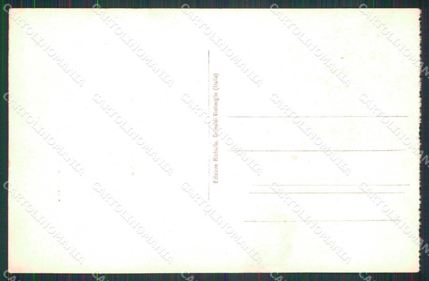 Imperia Ventimiglia Grimaldi Frontiera Franco Italiana Foto cartolina RB8326 – retro
