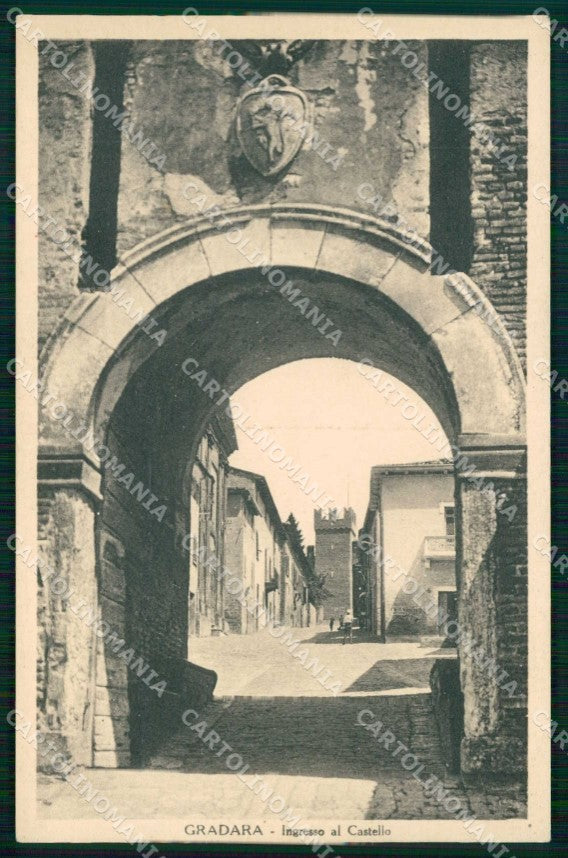 Pesaro e Urbino Gradara Ingresso al Castello cartolina RB8337 – fronte