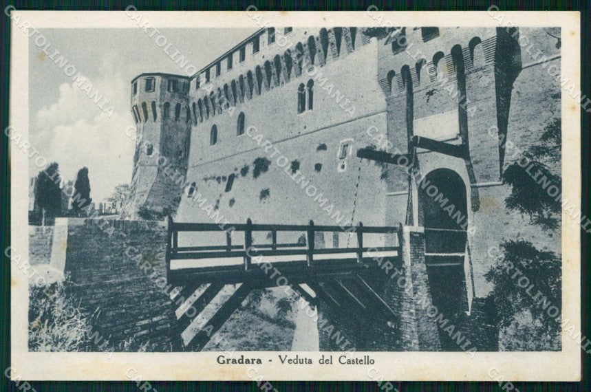 Pesaro e Urbino Gradara Veduta dal Castello cartolina RB8338 – fronte