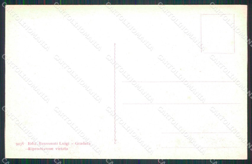Pesaro e Urbino Gradara cartolina RB8340 – retro