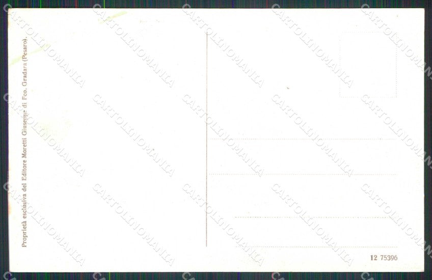 Pesaro e Urbino Gradara cartolina RB8341 – retro