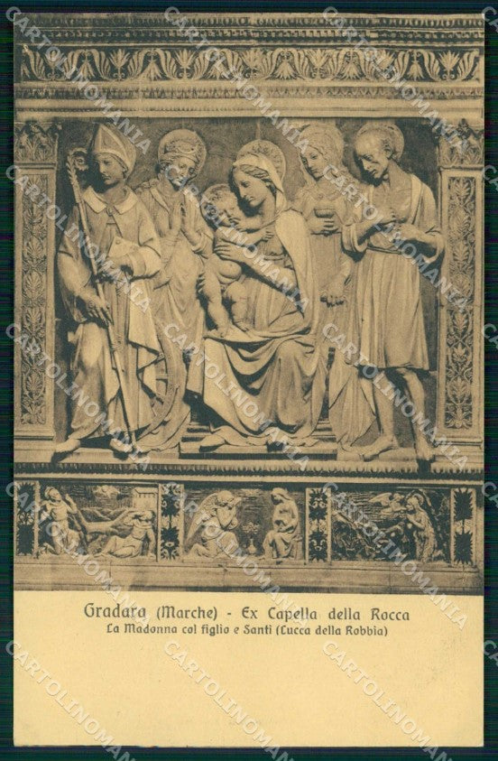 Pesaro e Urbino Gradara Ex Cappella della Rocca cartolina RB8343 – fronte